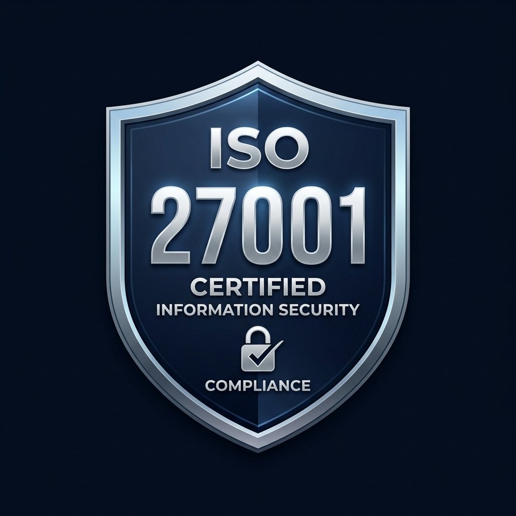 ISO 27001 compliance badge