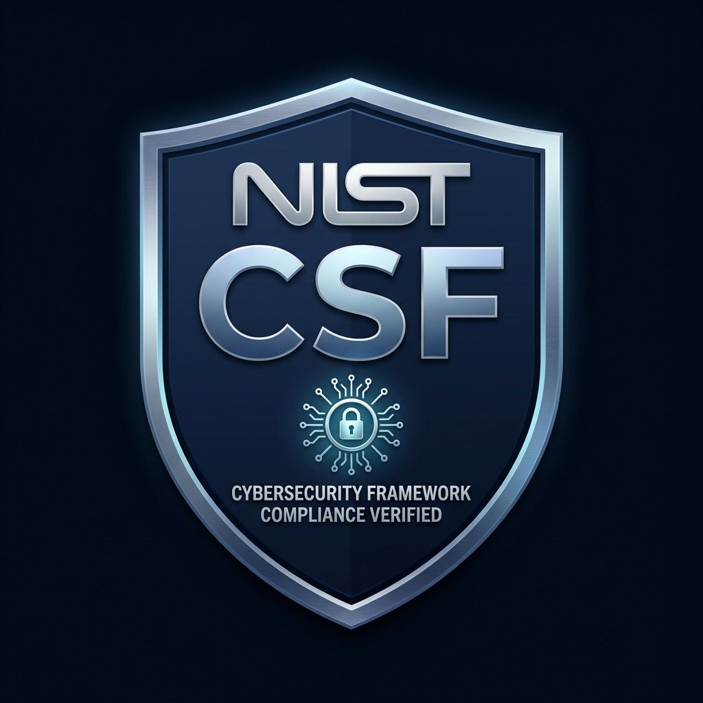 NIST CSF compliance badge